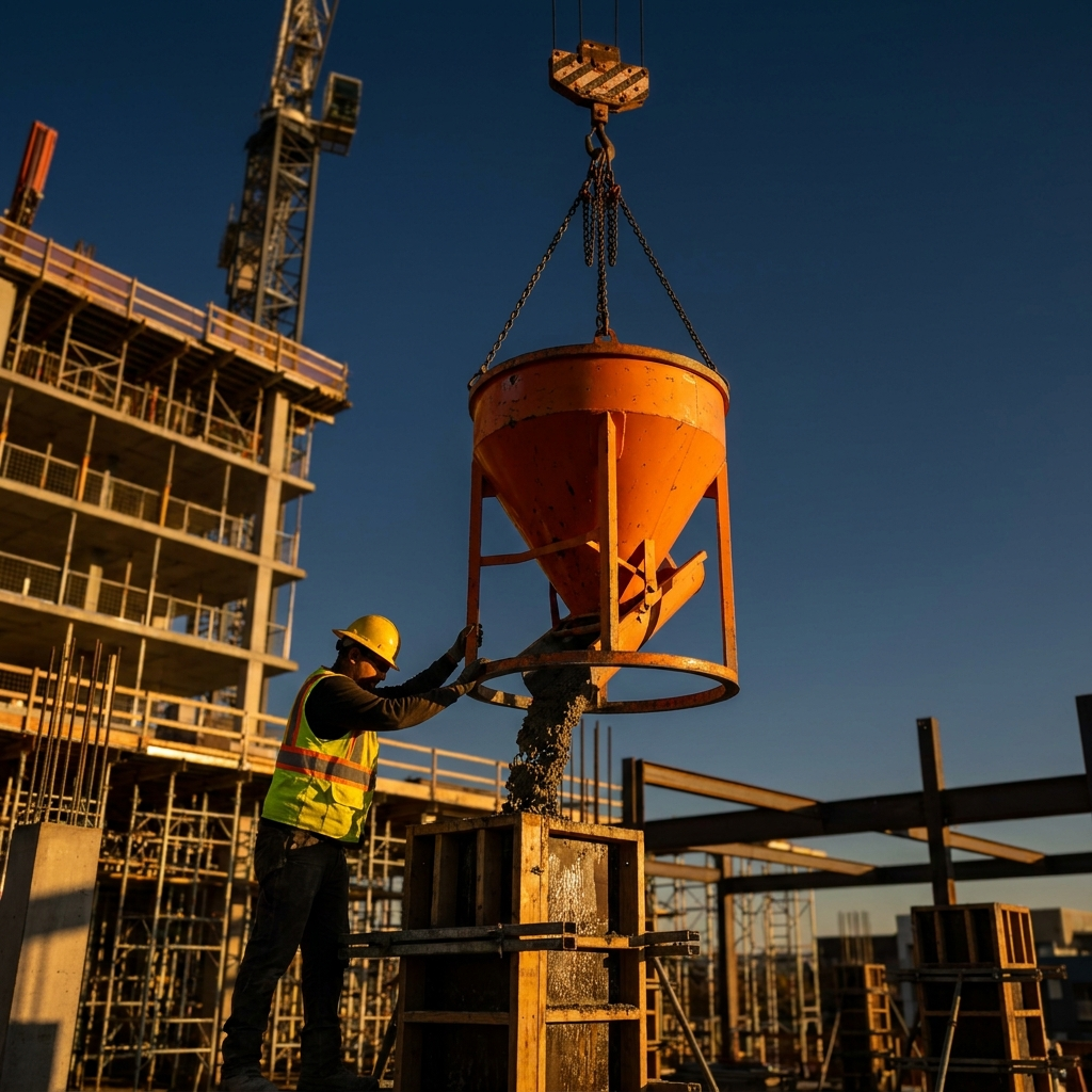Cubo de hormigonado: tipos, medidas y precios — Guía completa 2026